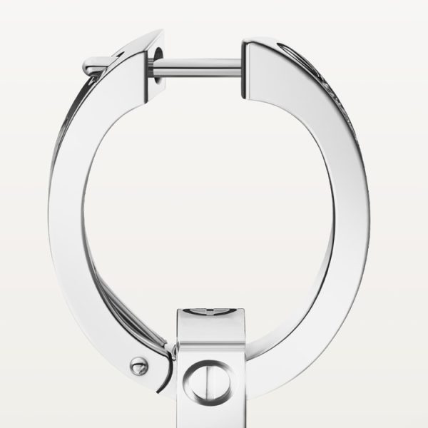 CARTIER LOVE EARRINGS, MULTIWEAR, HALF-PAVED - Image 4