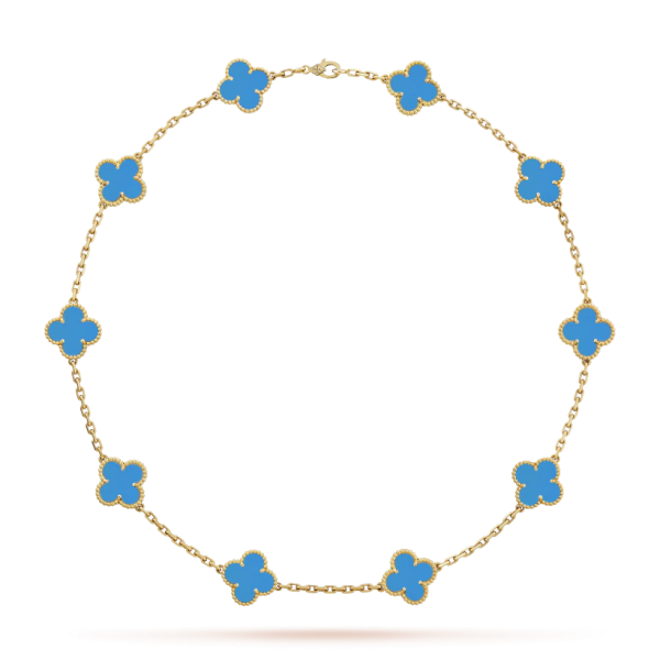 Van Cleef & Arpels Vintage Alhambra necklace, 10 motifs