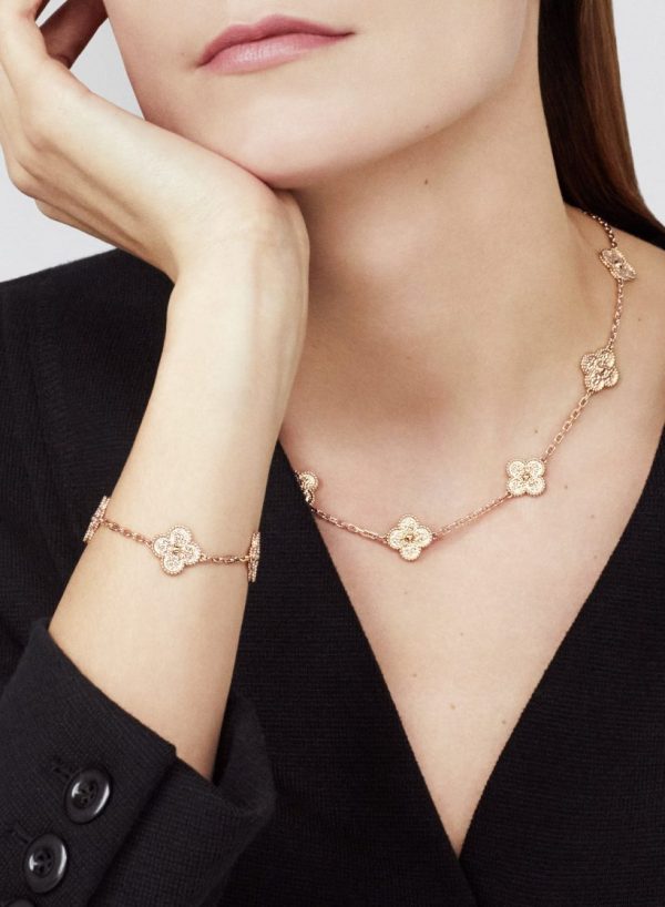 Van Cleef & Arpels Vintage Alhambra necklace, 10 motifs - Image 2