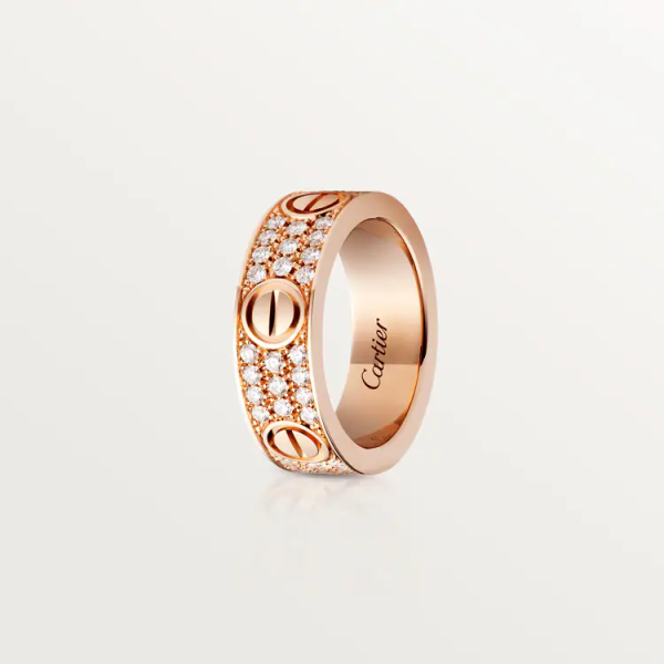 CARTIER LOVE RING, DIAMOND-PAVED - Image 3