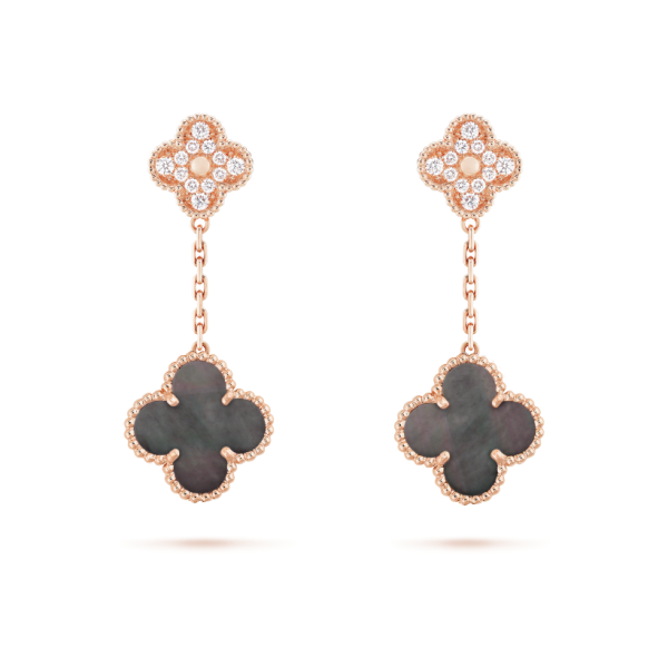 Van Cleef & Arpels Magic Alhambra earrings, 2 motifs