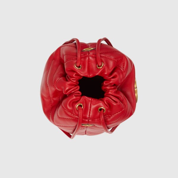 GUCCI MARMONT MATELASSE MINI BUCKET BAG - Image 5