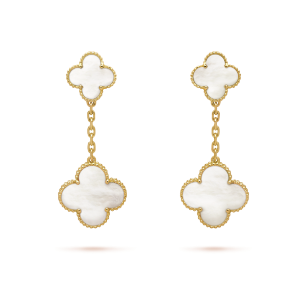 Van Cleef & Arpels Magic Alhambra earrings, 2 motifs