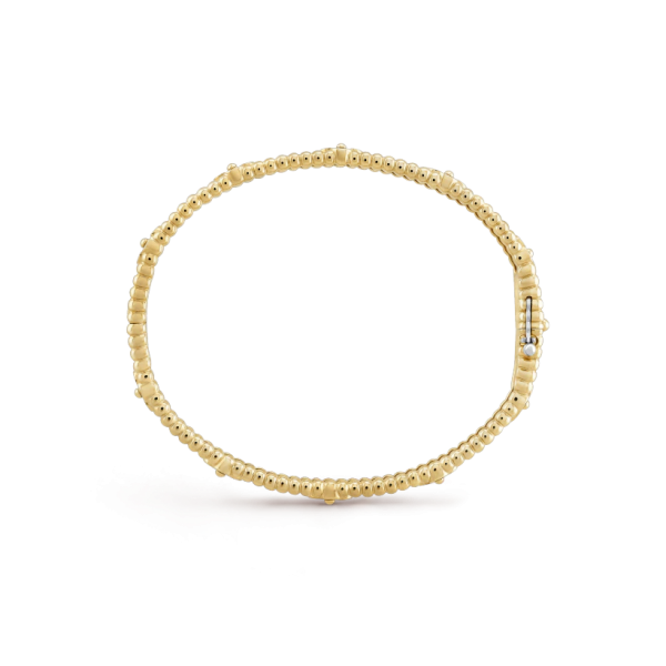 Van Cleef & Arpels Perlee sweet clovers bracelet, extra small model - Image 3