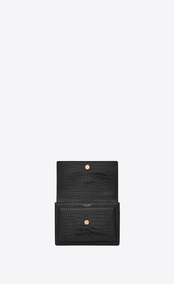 SAINT LAURENT SUNSET MEDIUM IN CROCODILE-EMBOSSED LEATHER - Image 3