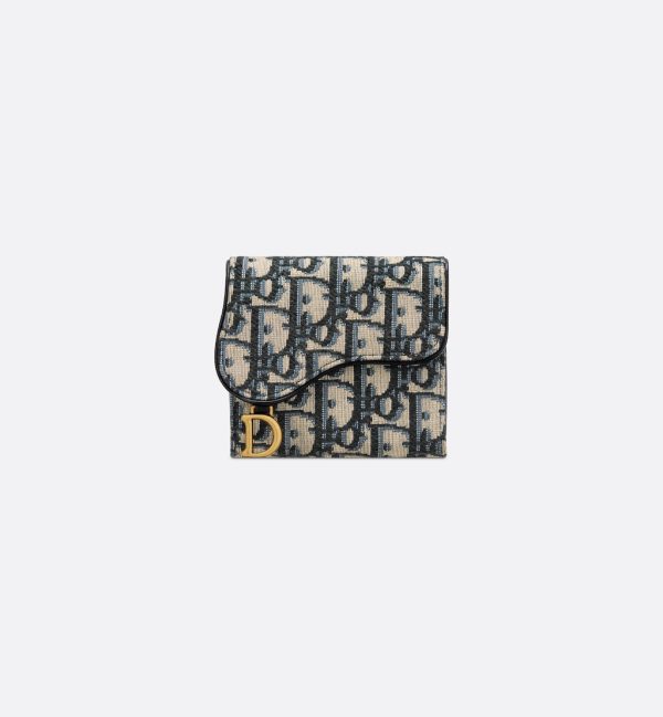 DIOR Saddle Lotus Wallet