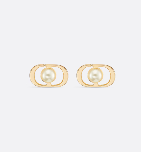DIOR Petit CD Jolie Mini Stud Earrings