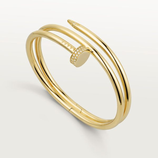 CARTIER Juste Un Clou Diamond Yellow Gold Bracelet