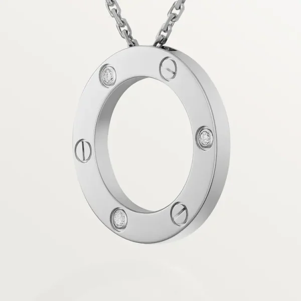 CARTIER LOVE NECKLACE, 3 DIAMONDS - Image 7