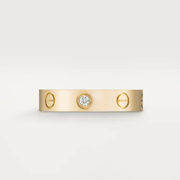CARTIER LOVE WEDDING BAND, 1 DIAMOND - Image 3