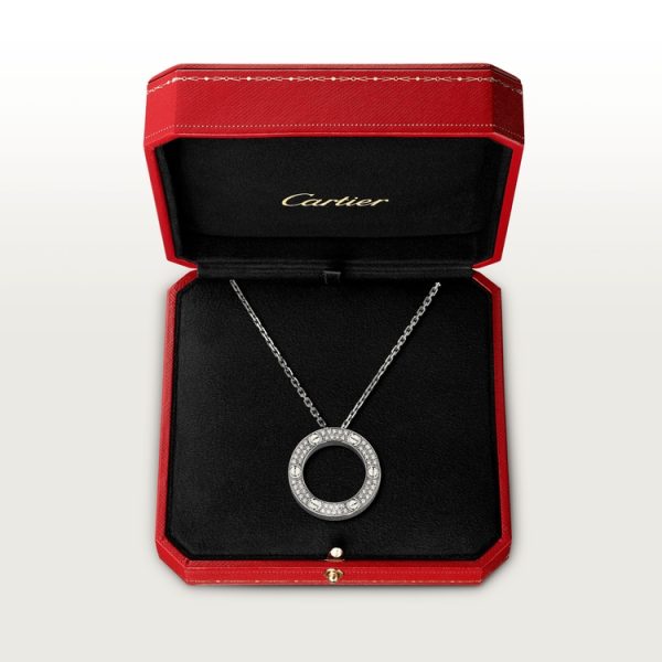 CARTIER LOVE NECKLACE, DIAMOND-PAVED - Image 3