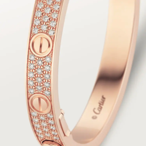 CARTIER LOVE BRACELET, DIAMOND-PAVED - Image 5