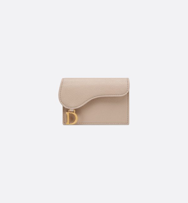 DIOR Saddle Bloom Card Holder