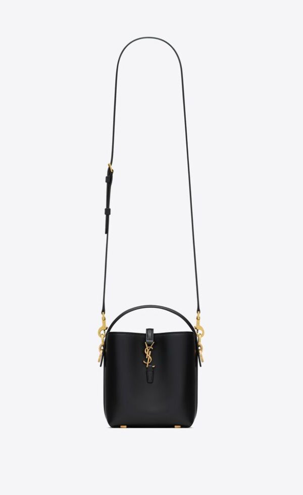 SAINT LAURENT LE 37 MINI IN SHINY LEATHER