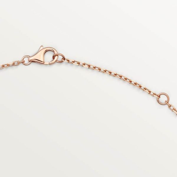 CARTIER LOVE NECKLACE, PAVED WITH DIAMONDS 18K ROSE GOLD - Image 3