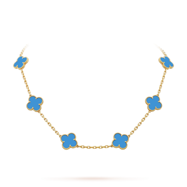 Van Cleef & Arpels Vintage Alhambra necklace, 10 motifs - Image 2