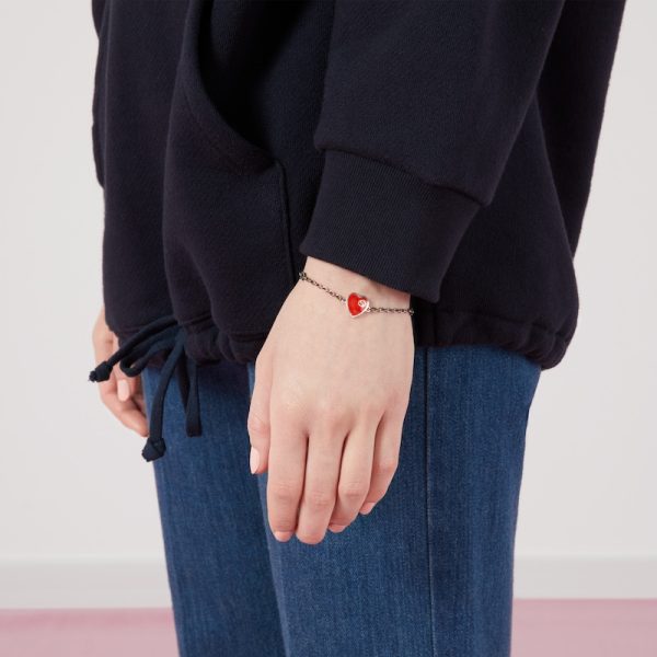GUCCI HEART BRACELET WITH INTERLOCKING G - Image 3