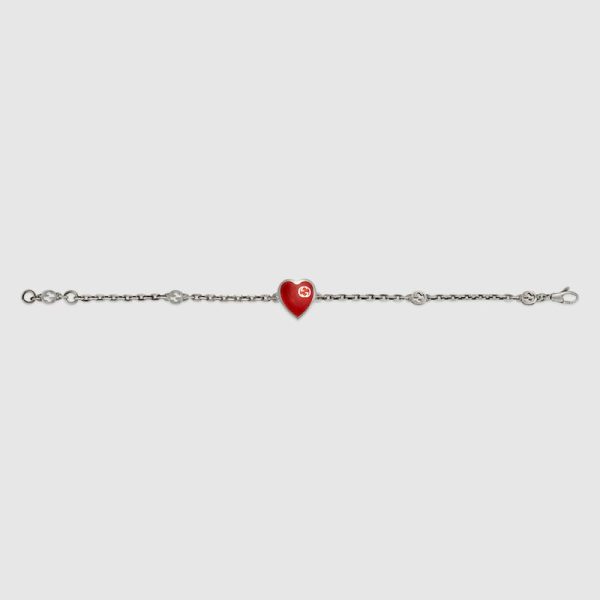 GUCCI HEART BRACELET WITH INTERLOCKING G - Image 2
