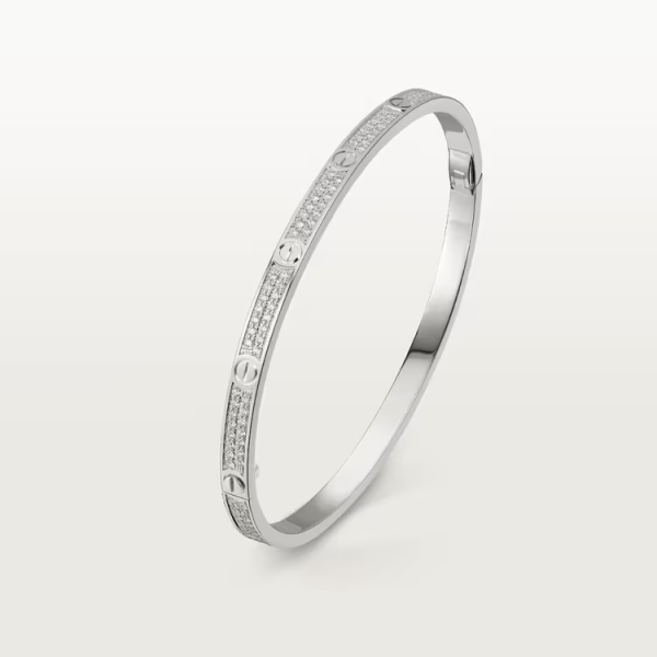 CARTIER LOVE BRACELET, SMALL MODEL, PAVED - Image 2