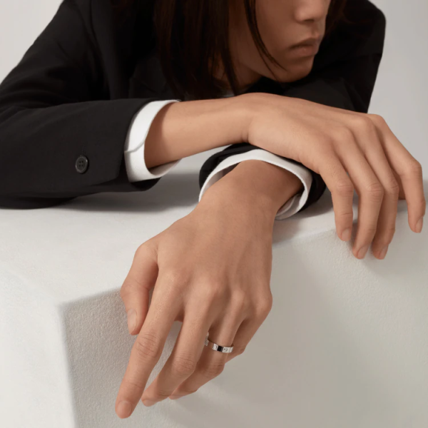 CARTIER LOVE WEDDING BAND, 1 DIAMOND - Image 11