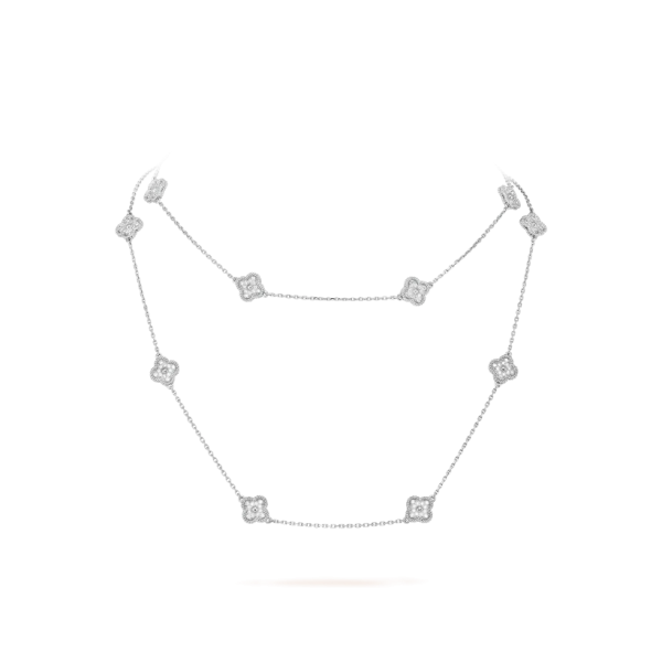 Van Cleef & Arpels Sweet Alhambra long necklace, 16 motifs