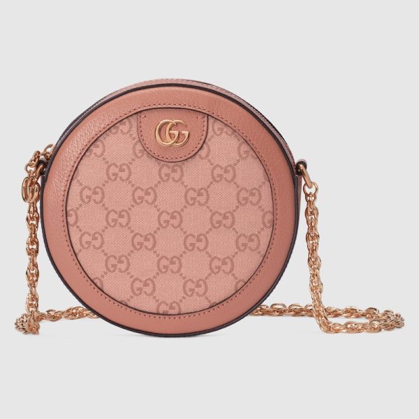 GUCCI OPHIDIA  MINI ROUND SHOULDER BAG