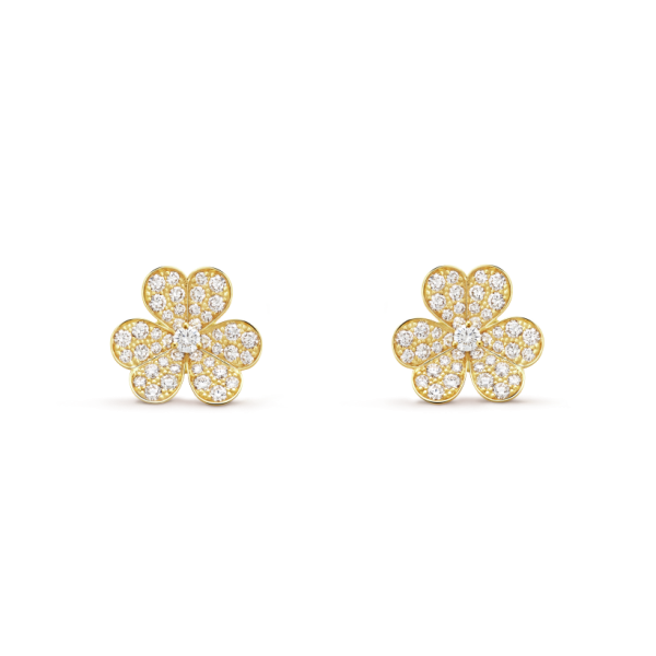 Van Cleef & Arpels Frivole earrings, small model