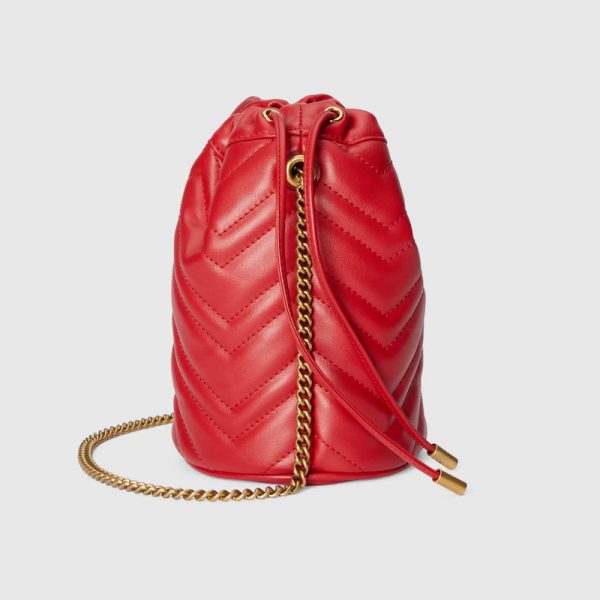 GUCCI MARMONT MATELASSE MINI BUCKET BAG - Image 7