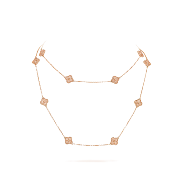 Van Cleef & Arpels Sweet Alhambra long necklace, 16 motifs