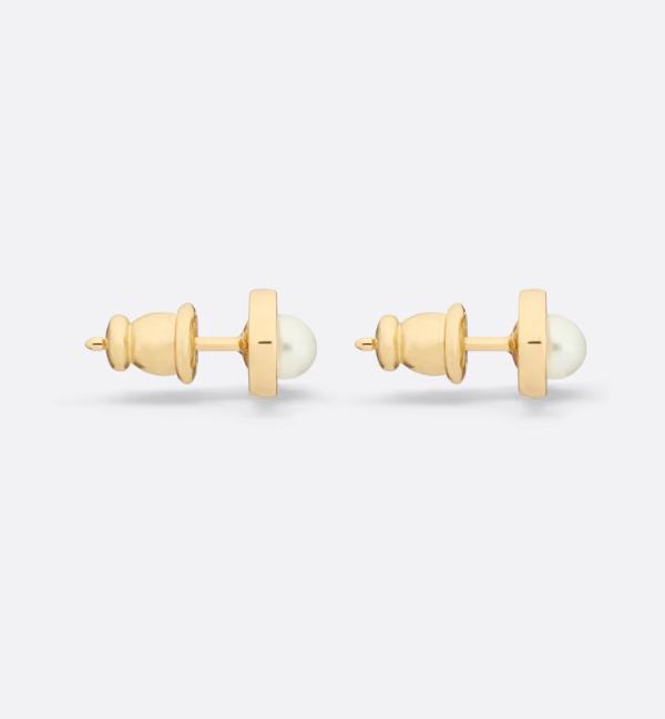DIOR Petit CD Jolie Mini Stud Earrings - Image 4