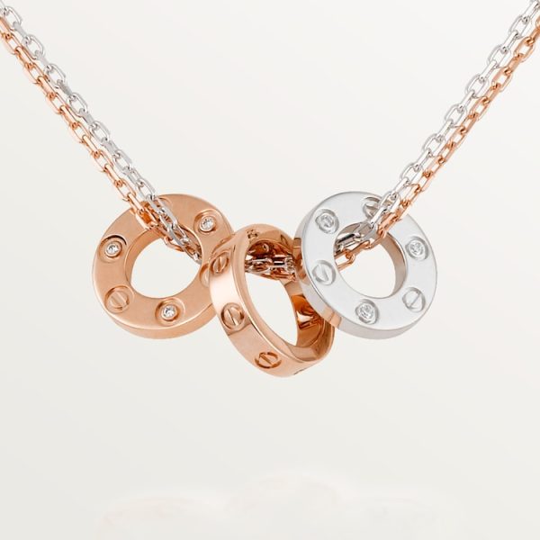 CARTIER LOVE NECKLACE, 6 DIAMONDS - Image 2
