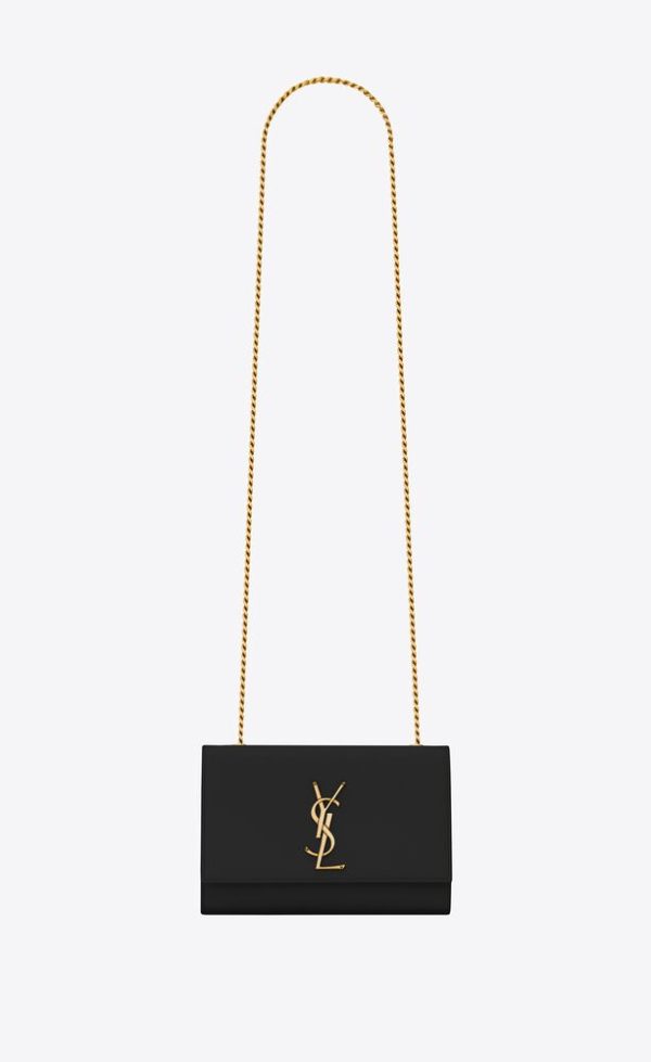 SAINT LAURENT KATE SMALL IN GRAIN DE POUDRE EMBOSSED LEATHER