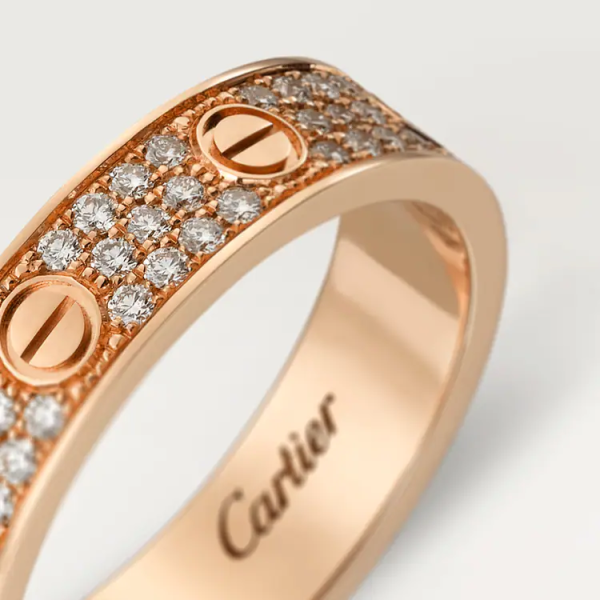 CARTIER LOVE WEDDING BAND, DIAMOND-PAVED - Image 4