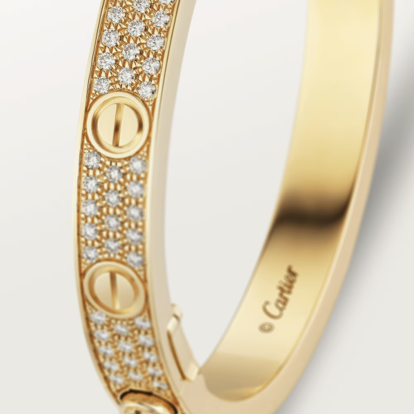 CARTIER LOVE BRACELET, DIAMOND-PAVED - Image 5