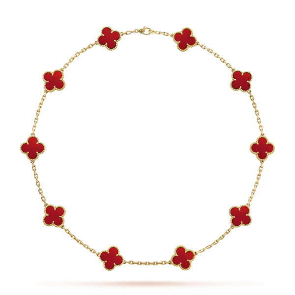 Van Cleef & Arpels Vintage Alhambra necklace, 10 motifs