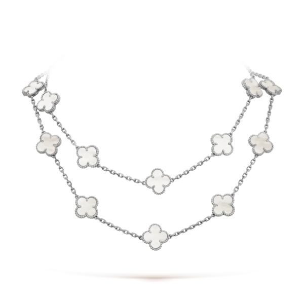 Van Cleef & Arpels Vintage Alhambra long necklace, 20 motifs
