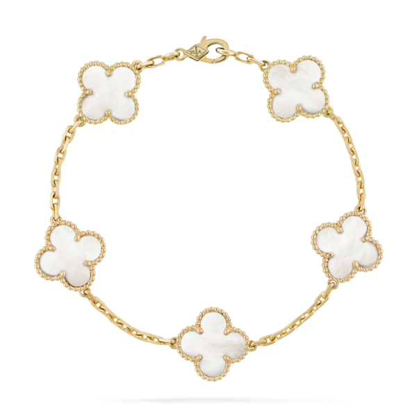 Van Cleef & Arpels Vintage Alhambra bracelet, 5 motifs