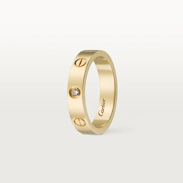 CARTIER LOVE WEDDING BAND, 1 DIAMOND - Image 2