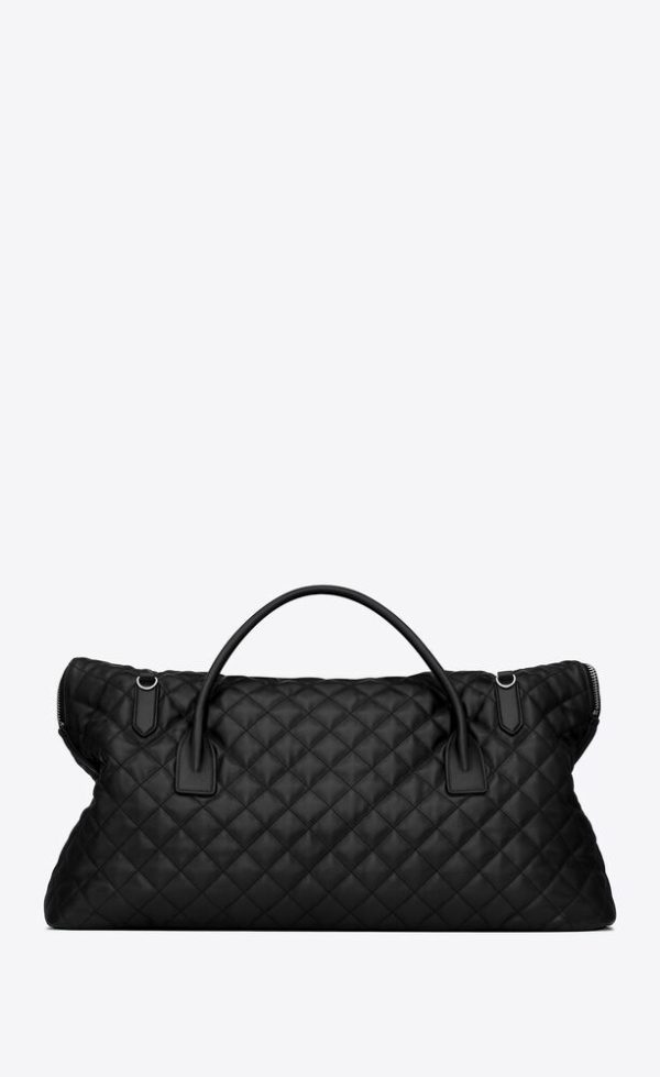SAINT LAURENT ES GIANT TRAVEL BAG IN QUILTED LEATHER - Image 5