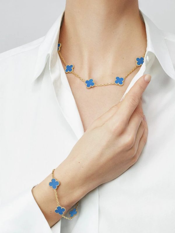 Van Cleef & Arpels Vintage Alhambra necklace, 10 motifs - Image 3