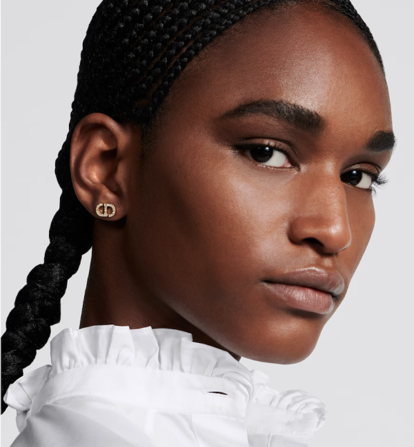 DIOR Petit CD Mini Stud Earrings - Image 2