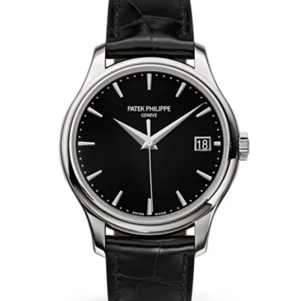 Patek Philippe Calatrava 18k White Gold 5227G-010 with Black Lacquered dial Watch - Image 2