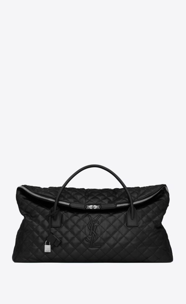 SAINT LAURENT ES GIANT TRAVEL BAG IN QUILTED LEATHER - Image 2