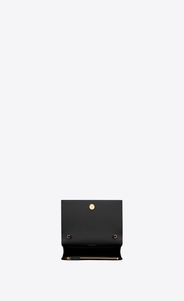 SAINT LAURENT SATIN KATE CHAIN WALLET - Image 5