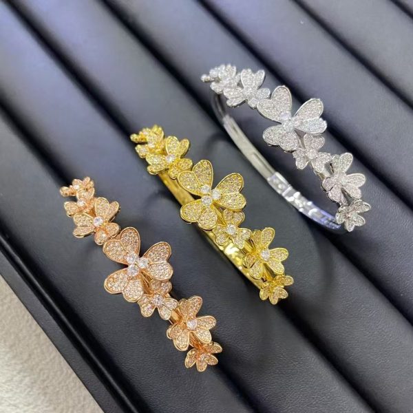 Van Cleef & Arpels Frivole bracelet, 7 flowers, medium model