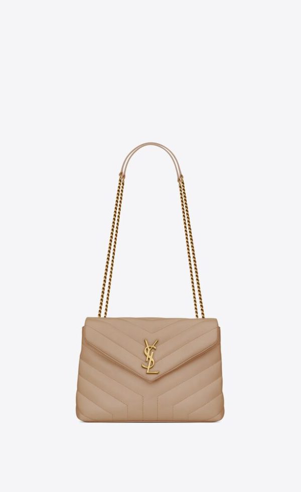 SAINT LAURENT LOULOU SMALL IN QUILTED LEATHER