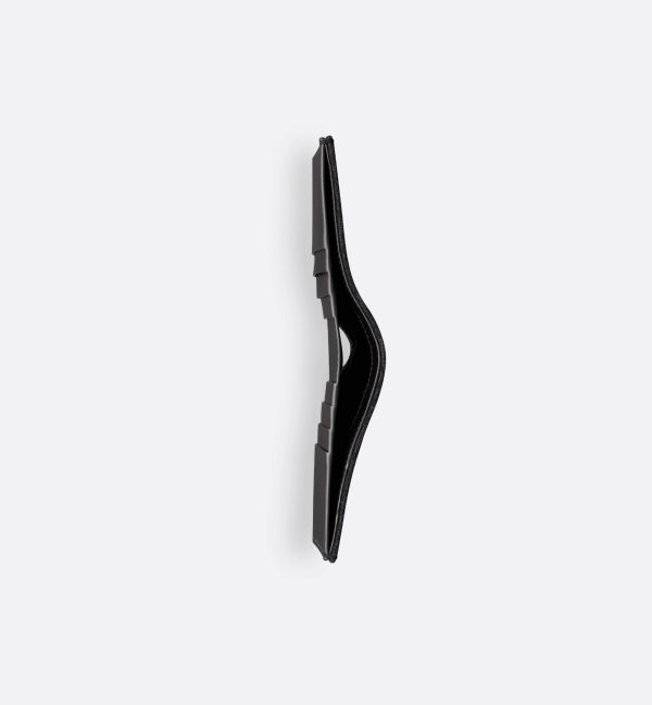 DIOR Vertical Bifold Wallet Black Oblique Jacquard - Image 5