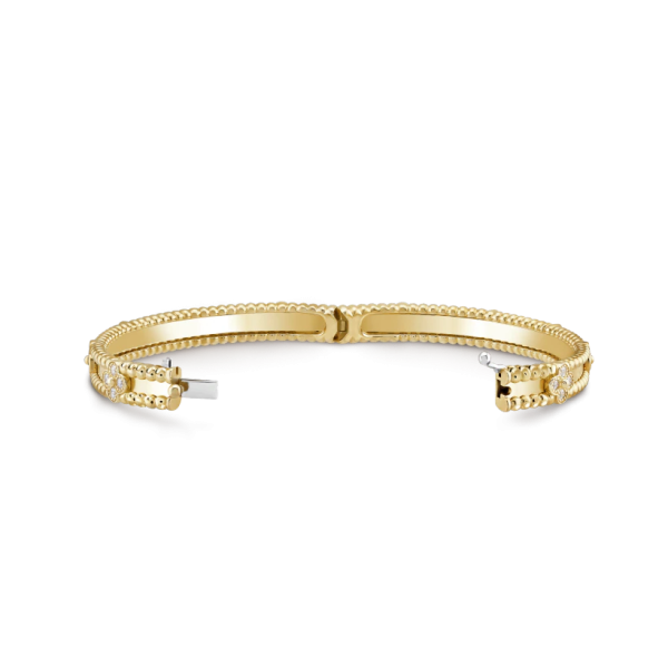 Van Cleef & Arpels Perlee sweet clovers bracelet, extra small model - Image 2