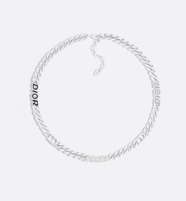 DIOR Italic Chain Link Necklace