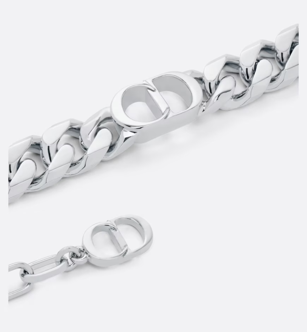 DIOR CD Icon Thin Chain Link Bracelet - Image 3